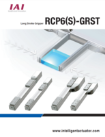IAI RCP6(S)-GRST CATALOG RCP6(S)-GRST SERIES: LONG STROKE GRIPPERS